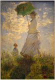 Claude Monet (Woman with a Parasol, 1875) Art Poster Print Poster