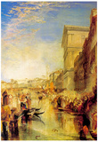 Joseph Mallord Turner The Grand Canal in Venice Art Print Poster Photo