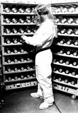 Lab Worker With AIDS Virus Archival Photo Poster Masterprint