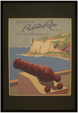 Discover Puerto Rico (Where the Americas Meet) Art Poster Print Photo