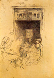 James Whistler Bead Stringers Art Print Poster Masterprint