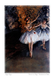 Edgar Degas Dancers On Stage Danseuses Sur Scene Print Poster Prints
