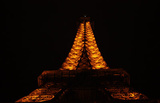 Paris France Eiffel Tower at Night Photo Art Print Poster Masterprint