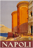 Napoli Italy Tourism Travel Vintage Ad Poster Print Posters
