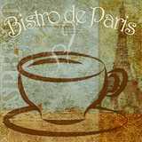 Bistro de Paris Print by Elizabeth Medley