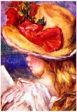 Pierre-Auguste Renoir Girl Reading 2 Art Print Poster Poster