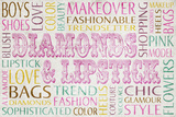 Diamonds & Lipstick Posters