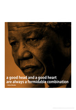 Nelson Mandela Quote iNspire 2 Motivational Poster Photo