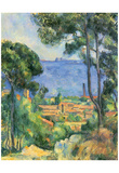 Paul Cezanne (View of L'Estaque and Chateaux d'If (The Sea at L'Estaque)) Art Poster Print Prints