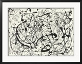 No. 14 (Gray) Prints by Jackson Pollock