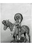 Native American on Horseback 3 Archival Photo Poster Print Posters