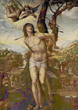 Sodoma (St. Sebastian and Madonna with Saints) Art Poster Print Masterprint