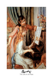 Renoir Two Girl At The Piano Art Print POSTER quality Photo