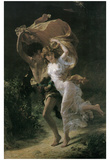 Pierre Auguste Cot (The Storm) Art Poster Print Prints