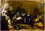 The Embarkation of the Pilgrims Historic Art Print Poster Prints