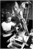 Vet With Pelican Archival Photo Poster Posters