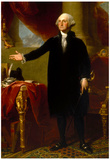 President George Washington Standing Historical Art Print Poster Photo