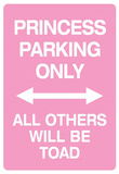 Princess Parking Only No Parking Pink Sign Poster Print Masterprint