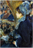 Pierre Auguste Renoir At the Theatre Art Print Poster Prints