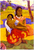 Paul Gauguin When Are You Getting Married Art Print Poster Posters