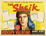 The Sheik Movie Rudolph Valentino Agnes Ayres Adolphe Menjou Poster Print Masterprint