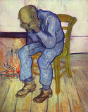 Vincent Van Gogh (Old Man in Sorrow, or On the Threshold of Eternity) Art Poster Print Masterprint