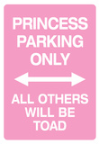 Princess Parking Only No Parking Pink Sign Poster Print Prints