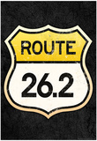 Route 26.2 Marathon Sports Poster Posters