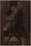 William Blake (The specter of a flea) Art Poster Print Posters