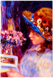 Pierre-Auguste Renoir Girl Reading Art Print Poster Posters