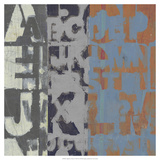 Alphabet Overlay I Giclee Print