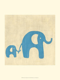 Best Friends - Elephants Giclée-tryk af Chariklia Zarris