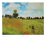 Campo de amapolas Póster por Claude Monet Campo de amapolas Póster por Claude Monet