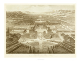 Bird's Eye View of Versailles Giclee Print