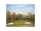 Autumn at the Country Club's Fourth Hole Giclee Print by Michael G. Miller