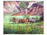 On the Canyon Floor Giclee Print by Jack Sorenson