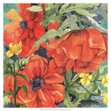 Poppy Play II Giclee Print by R. Collier-Morales