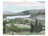 Lavender Tuscany I Giclée-Druck von Victor Valla
