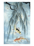 Golden Koi Giclee Print by Nan Rae