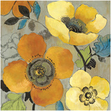 Yellow and Orange Poppies I Prints by Allison Pearce