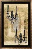 Brocade Sconces Framed Giclee Print by Pyper Morgan