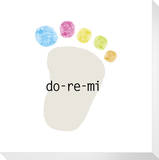 Do-Re-Mi Footprint Canvastaulu tekijänä KOCO Do-Re-Mi Footprint Canvastaulu tekijänä KOCO