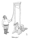 "What a pro." - New Yorker Cartoon Premium Giclee Print by Paul Noth