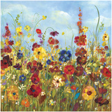 Sunshine Meadow I Poster von Carmen Dolce
