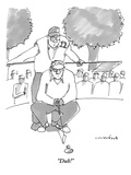"Duh!" - New Yorker Cartoon Premium Giclee Print by Michael Crawford