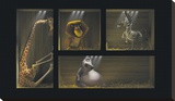 Madagscar: Crate Life, The Gang on the Way to Africa Limited Edition on Canvas