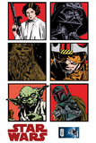 Star Wars Classic 1 7 parts Wandtattoo