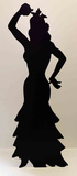 Flamenco Dancer -Silhouette Silhouette découpée