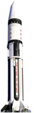 Rocket Real Space Craft Stand Up