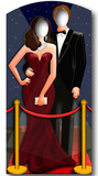 Red-Carpet-Hollywood Couple-Stand In Stand Up
